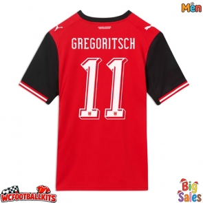 Austria Michael Gregoritsch #11 Replica Home Stadium Shirt World Cup 2026 Short Sleeve